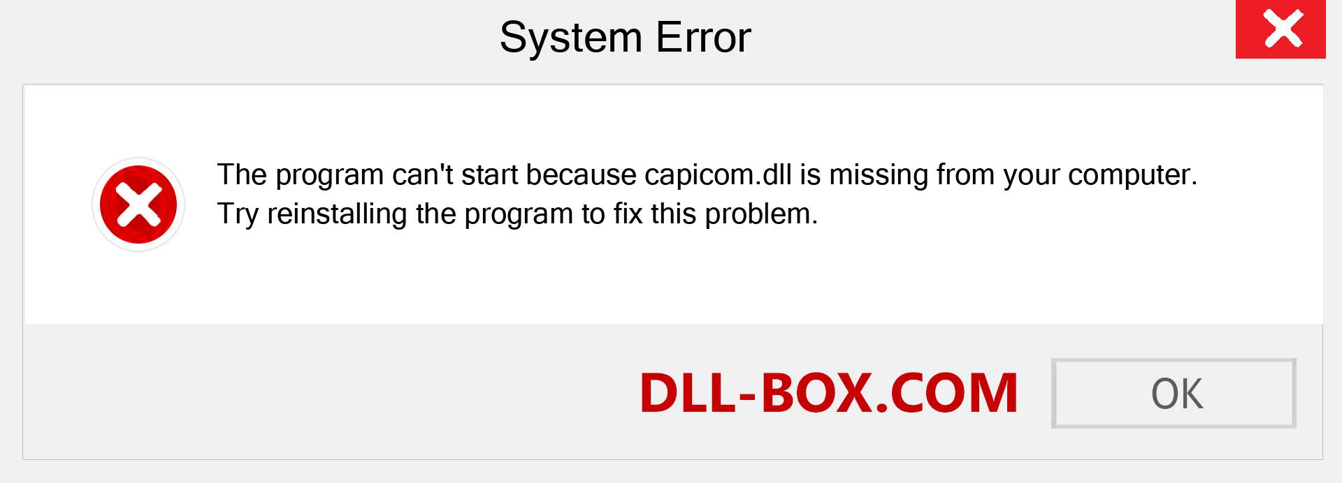  capicom.dll file is missing?. Download for Windows 7, 8, 10 - Fix  capicom dll Missing Error on Windows, photos, images